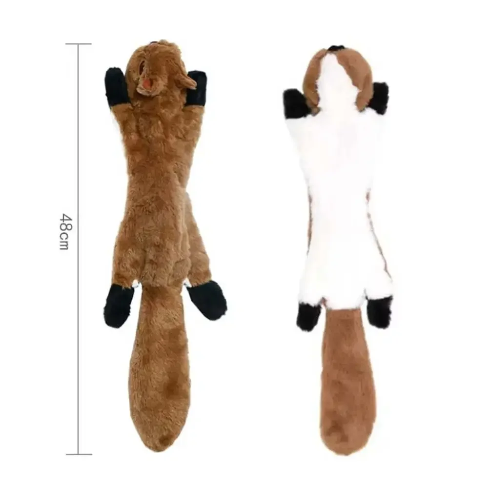 New 45Cm Simulated Animal Holster No Stuffing with Squeakers Dog Chew Toy Durabl